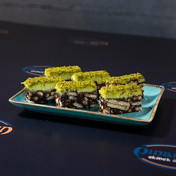 Fıstıklı Mozaik Mini Pasta